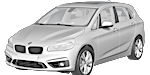 BMW F45 P06E1 Fault Code
